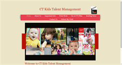 Desktop Screenshot of ctkidstalent.com